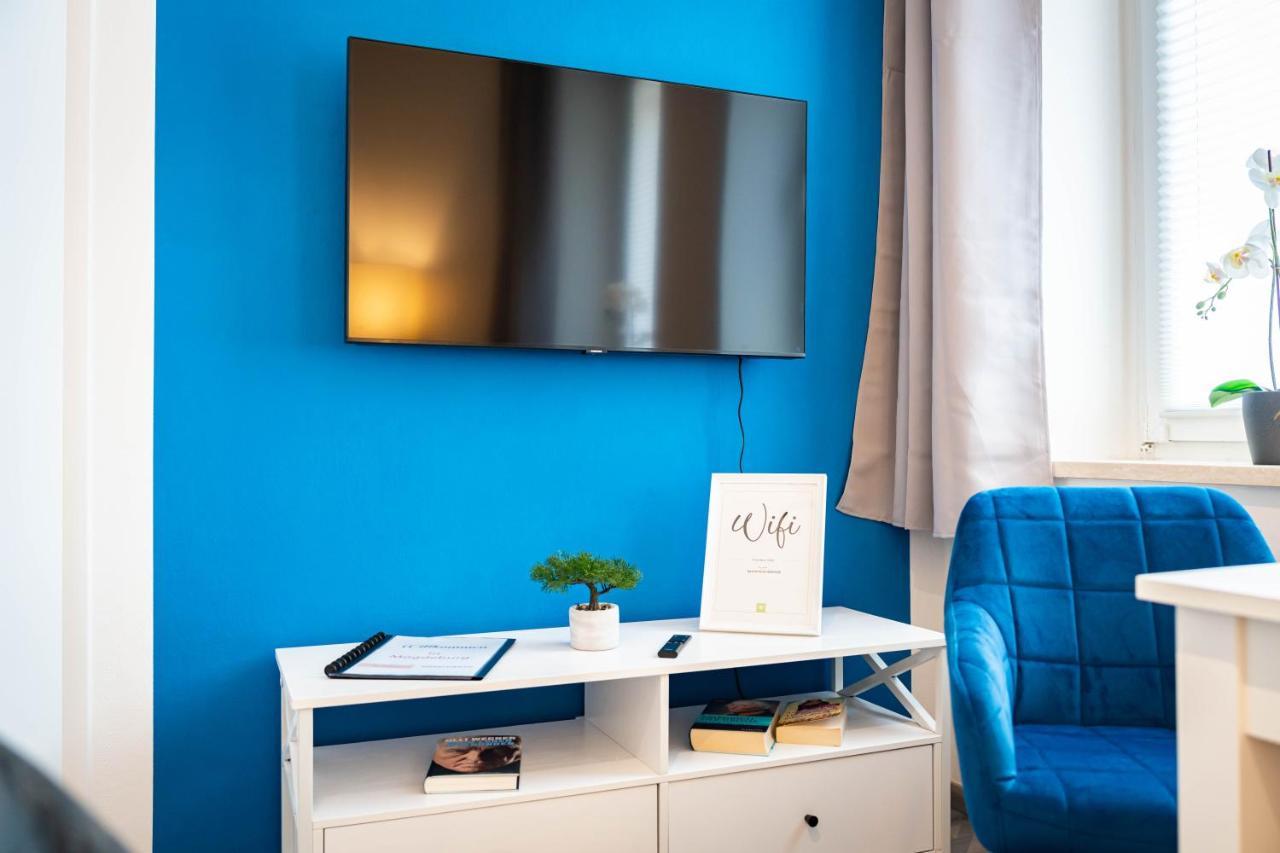 Apartmento Blue Magdeburg - Zentral - Wifi - Netflix Esterno foto